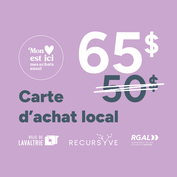 Carte d'achat local bonifiée